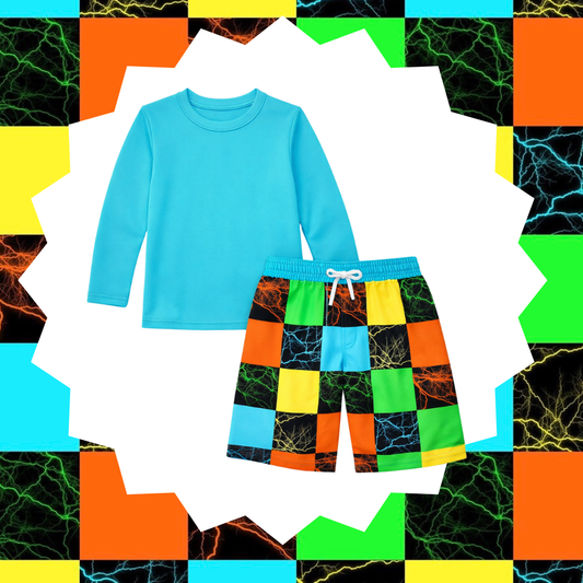 Shockwave Checks Swim Styles