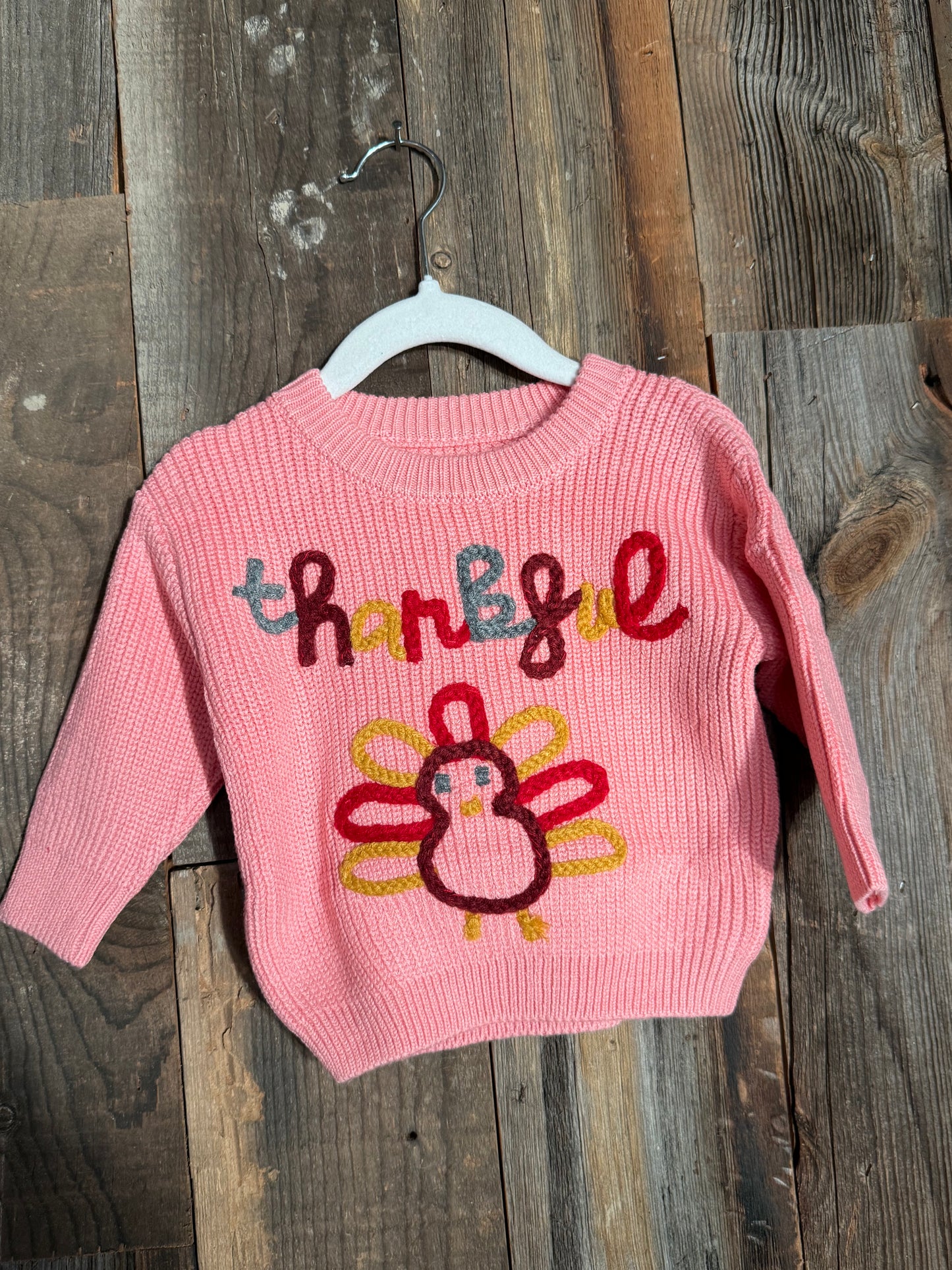 Thankful Sweater Pink