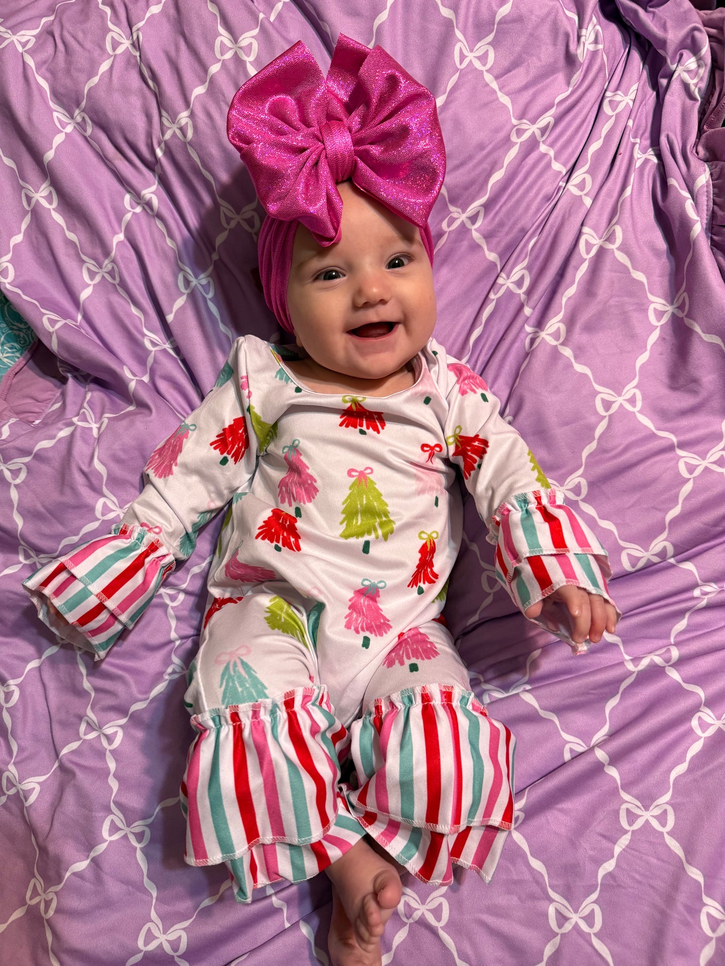 Cheery Christmas Tree Romper