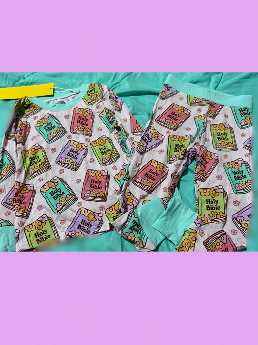 Floral Bible Bamboo Pj Set