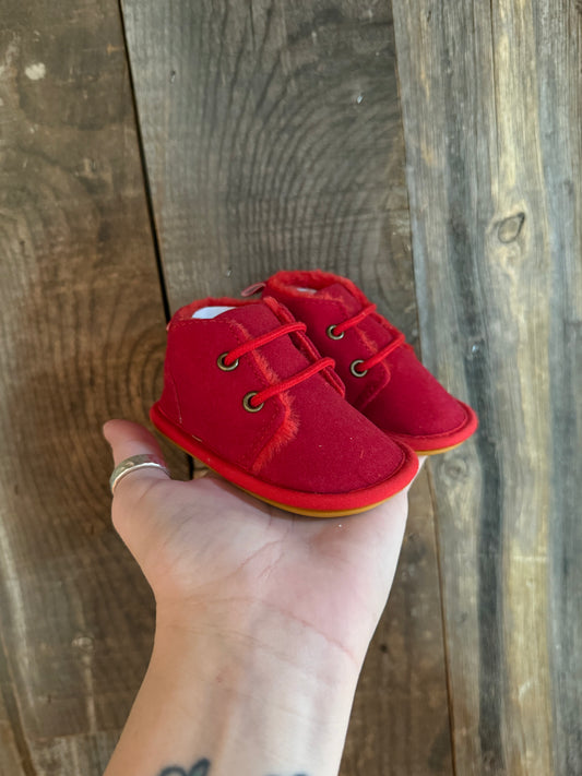 Red Infant Boots