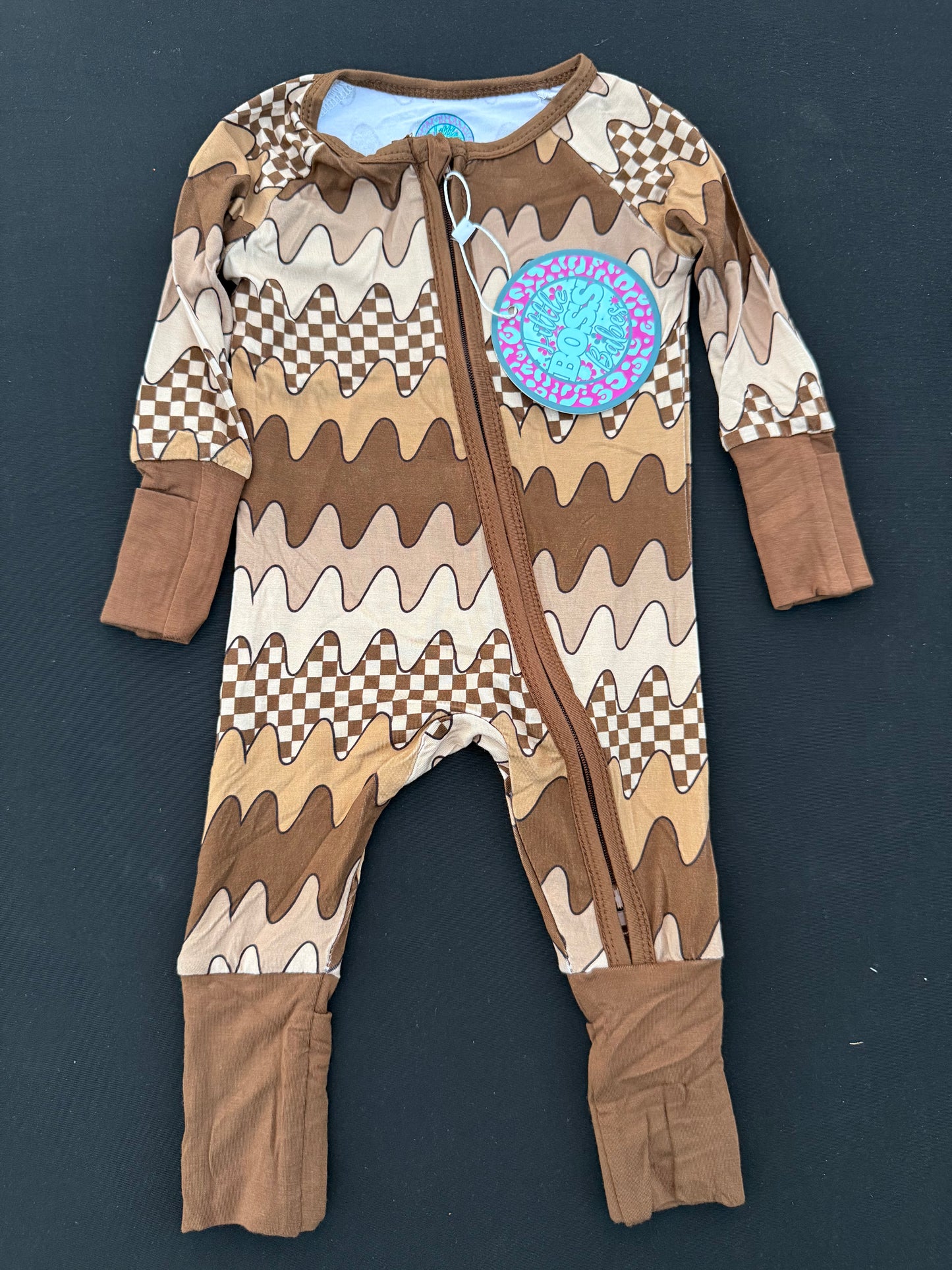 Mocha Waves Bamboo Sleeper