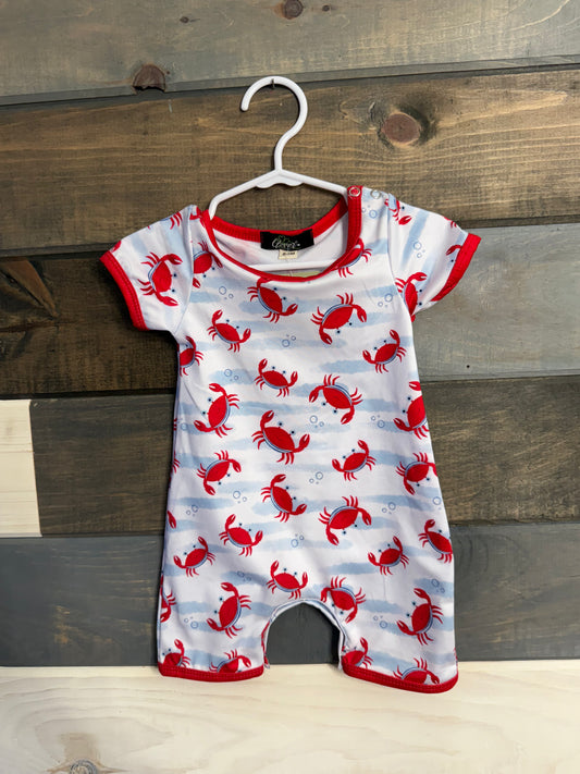 Crabby Boy Romper