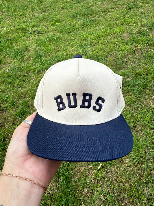Beige/Navy Cap