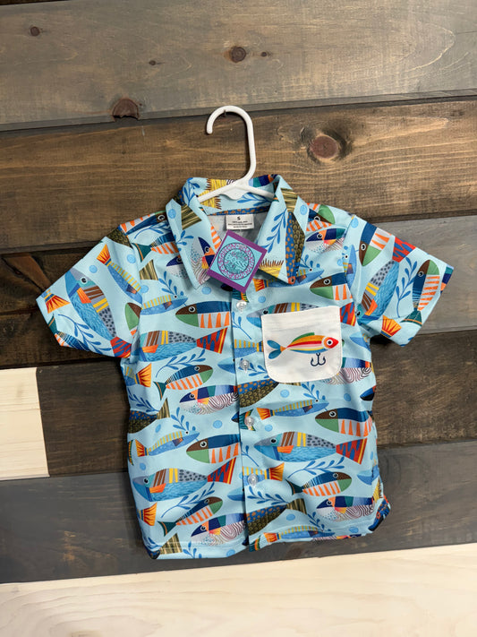 Fish Button Up