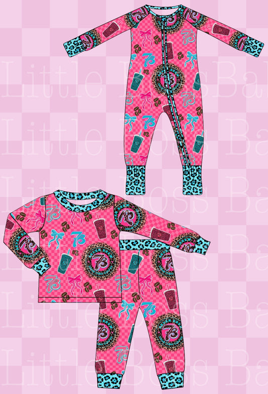 PRE ORDER Girly 7B Bamboo Pj Set