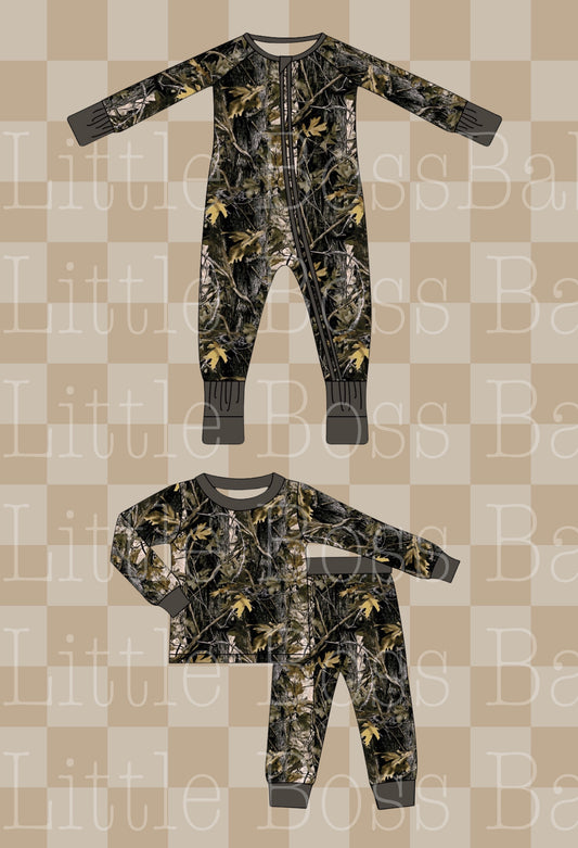 PRE ORDER Camo Bamboo Pj Set