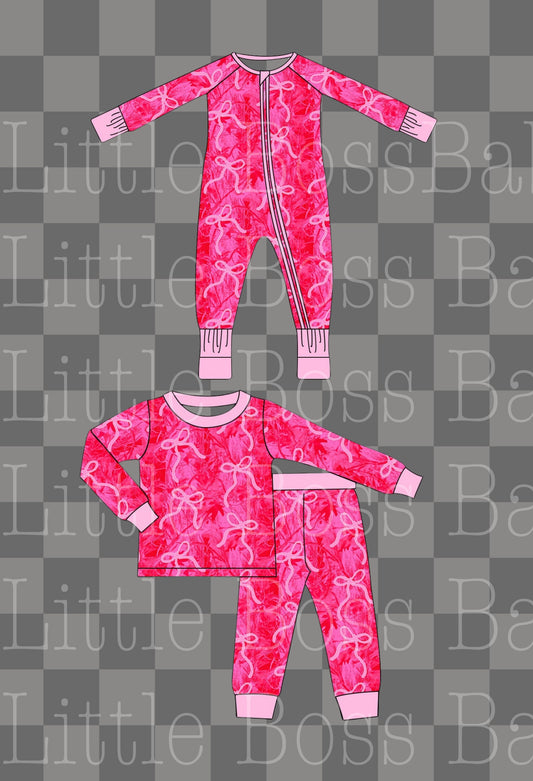 PRE ORDER Coquette Camo Bamboo Pj Set