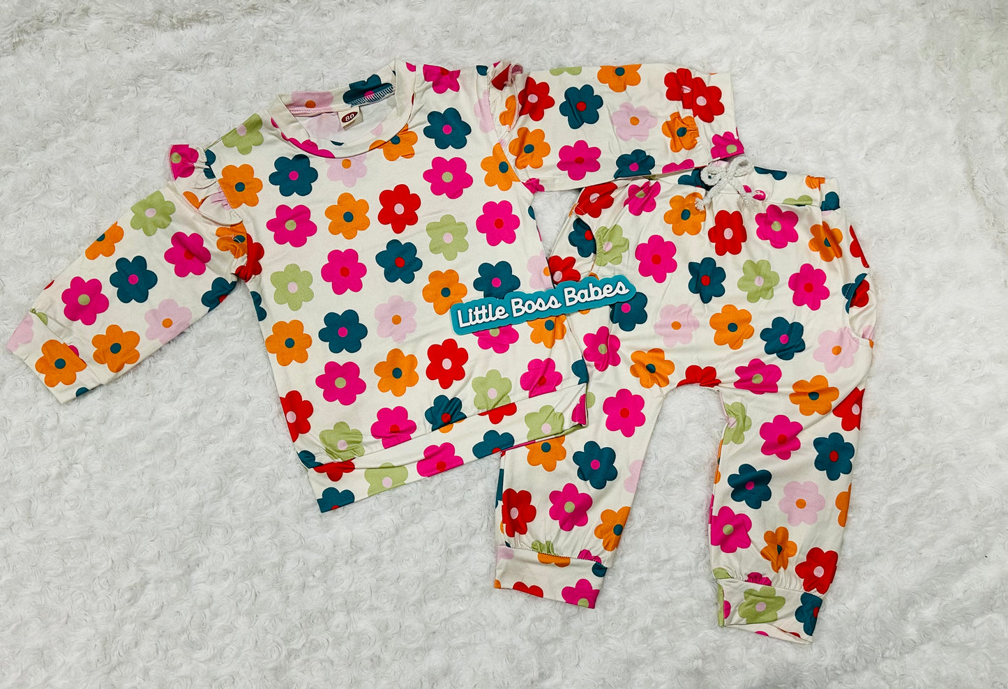 Bright Floral Jogger Set