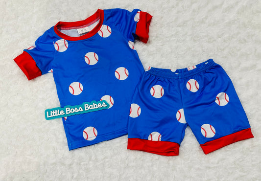 Blue Baseball Set